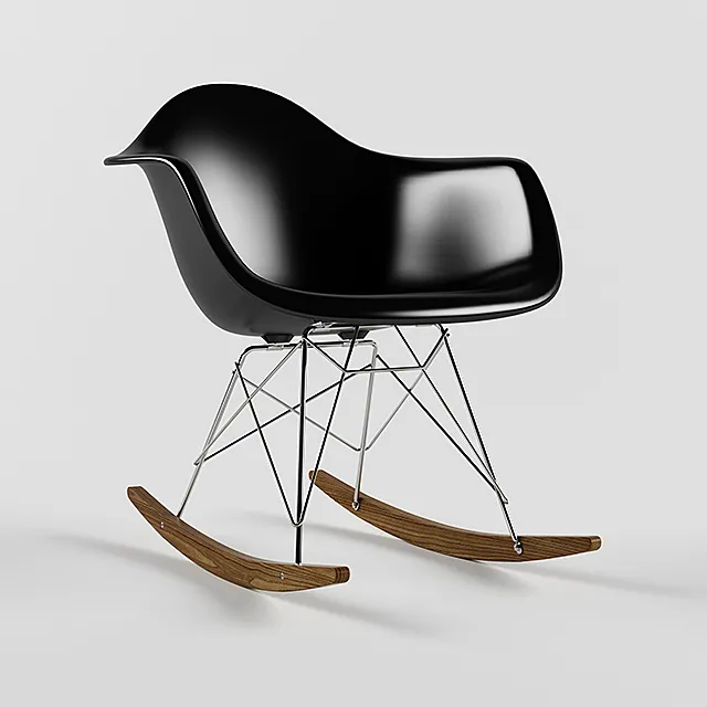 Armchair Rocker 3D Model