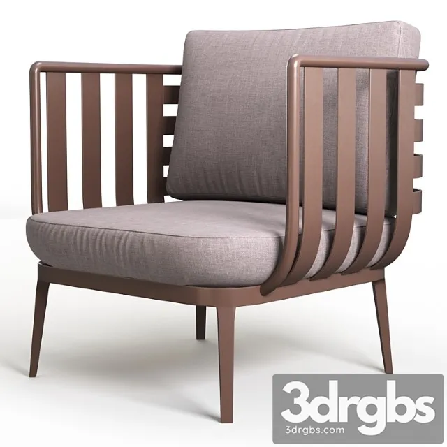 Armchair roda thea 3D Model Free