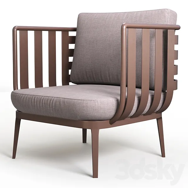 Armchair Roda Thea 3D Model