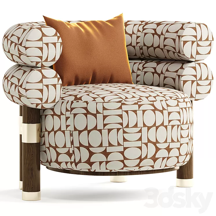 ARMCHAIR ROGERS 3D Model Free