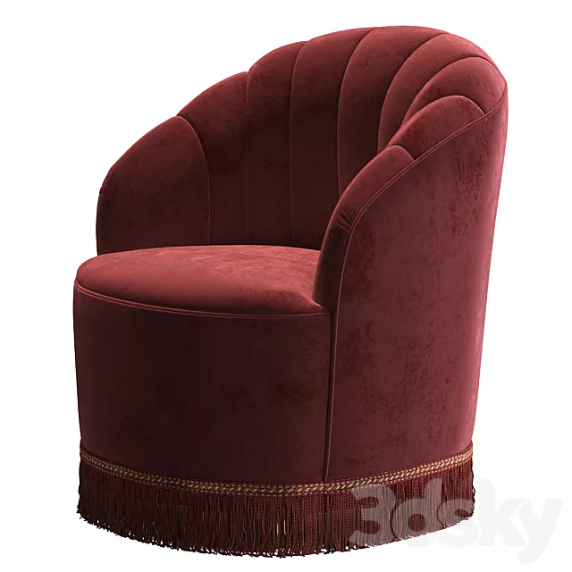 Armchair rooms 3D Model