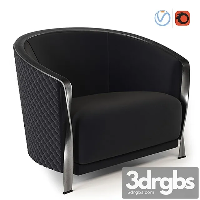 Armchair rugiano 004 As 3D Model Free