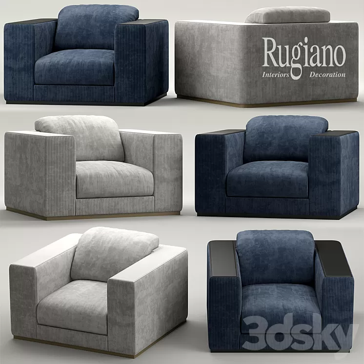 Armchair Rugiano VOGUE armchair 3D Model