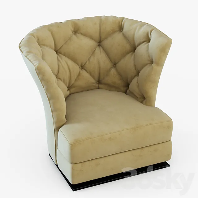 Armchair Saki-Longhi 3D Model
