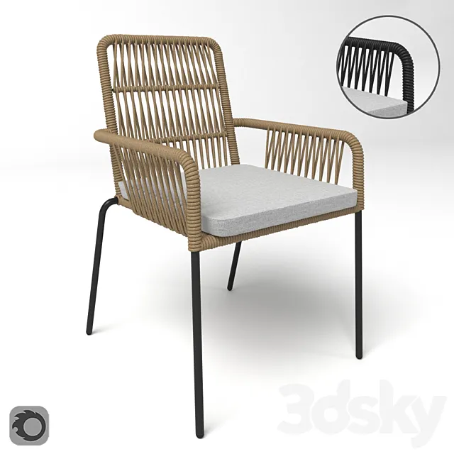 Armchair Samt. La Forma (Julia Grup) 3D Model