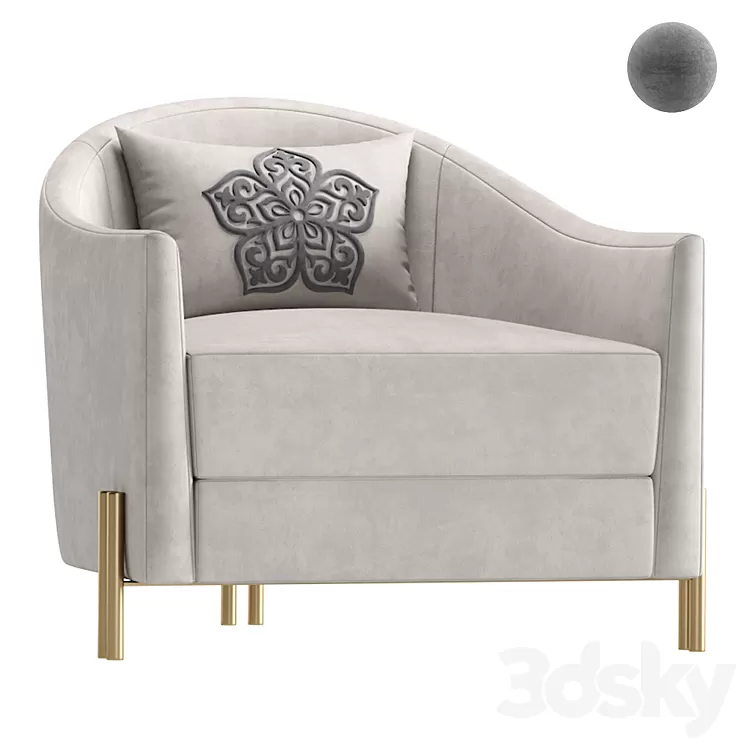 Armchair SAN JOSE Cazarina Interiors/?????? ???-???? 3D Model