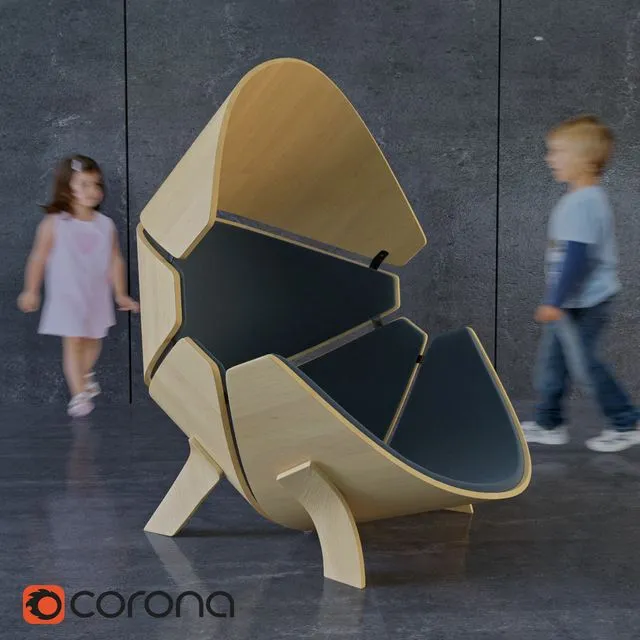 Armchair-seekers 3D Model