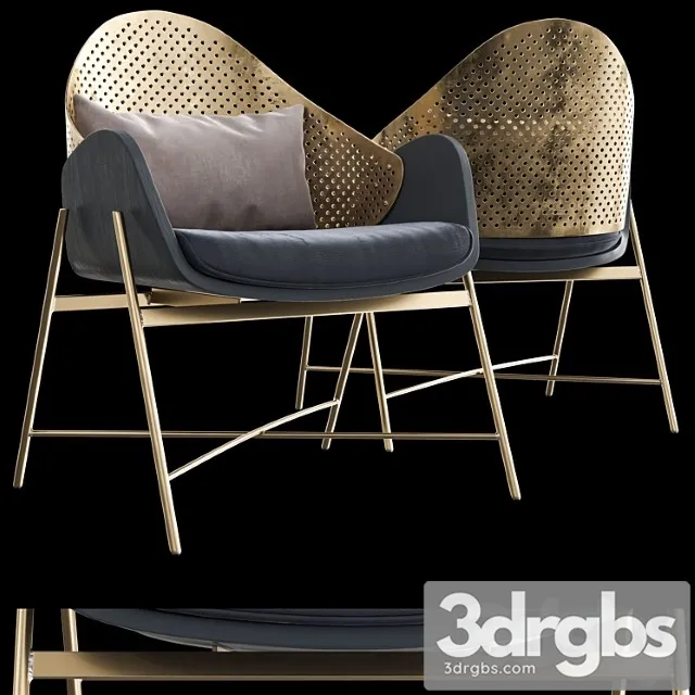 Armchair shake roma 3D Model Free