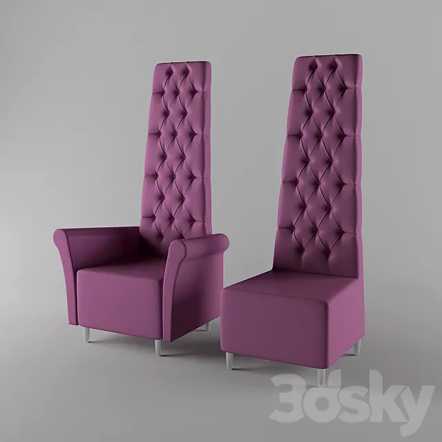 Armchair Sharme 3D Model