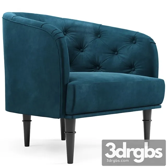 Armchair Shento Barhat Ocean 1 3D Model Free