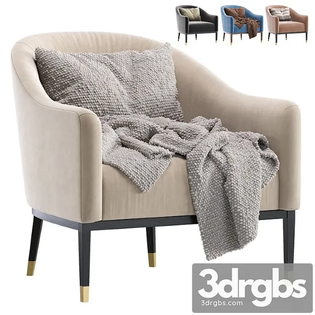 Armchair Shiprok By Cazarina Interiors Kreslo Shiprok 3D Model Free