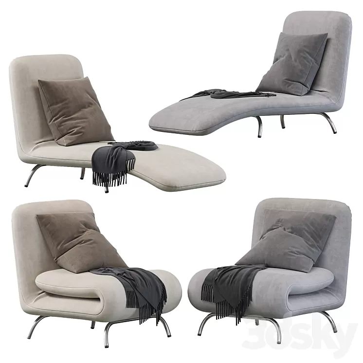 Armchair Smile-Twix 3D Model