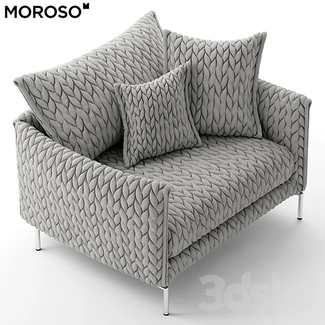Armchair Sofa gentry 105 two seater 3D Model