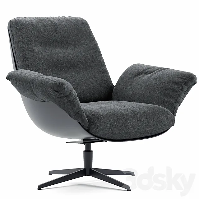 Armchair Softbird Sits 2 3D Model