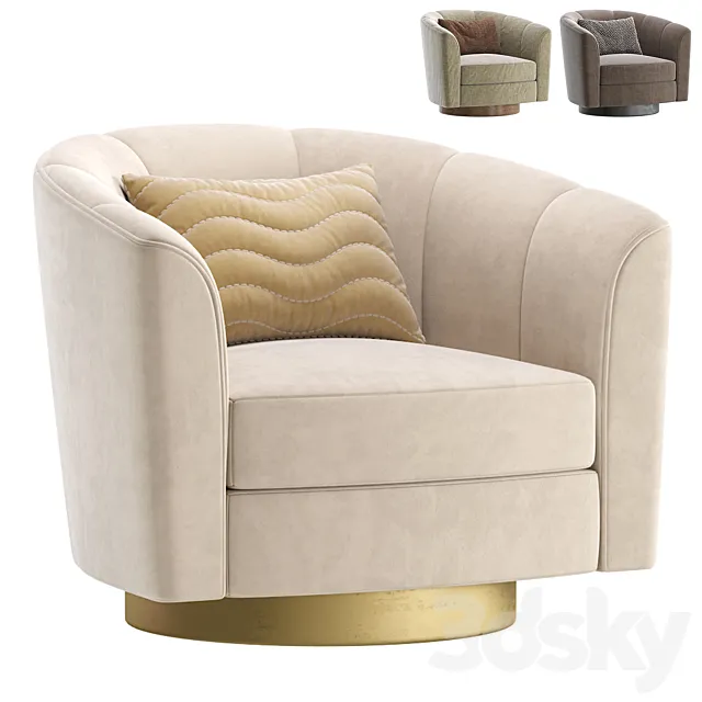 Armchair SORBONNE 2 by Cazarina Interiors_Кресло СОРБОННА 2 Free Download