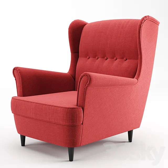 Armchair Strandmon Ikea 3DModel