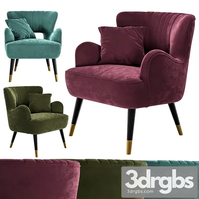 Armchair Swan 3D Model Free