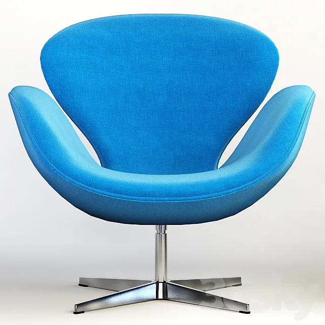 Armchair Swan 3D Model