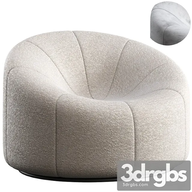 Armchair swivel ligne roset pumpkin