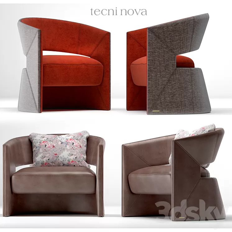 Armchair Tecni Nova 3D Model