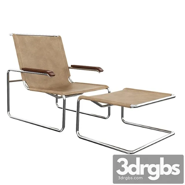 Armchair thonet s35l 3D Model Free