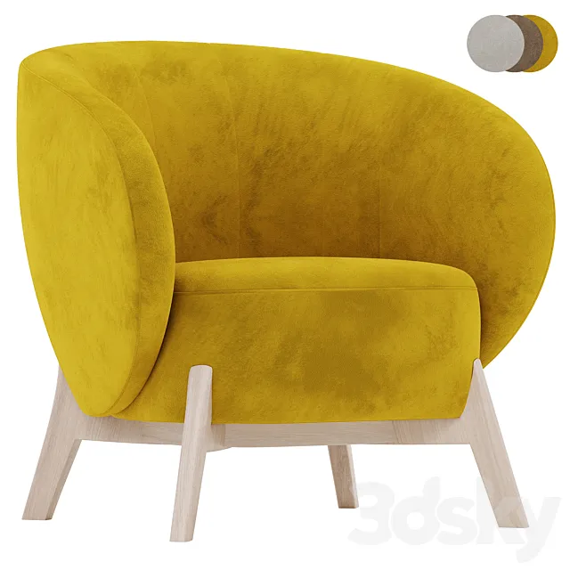Armchair Tilar 3D Model