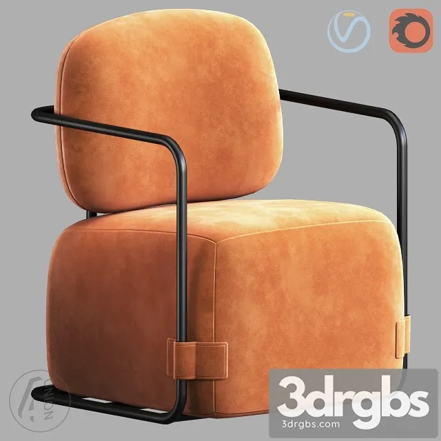 Armchair Tony K0066 3D Model Free