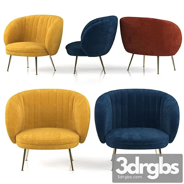 Armchair tux 3D Model Free