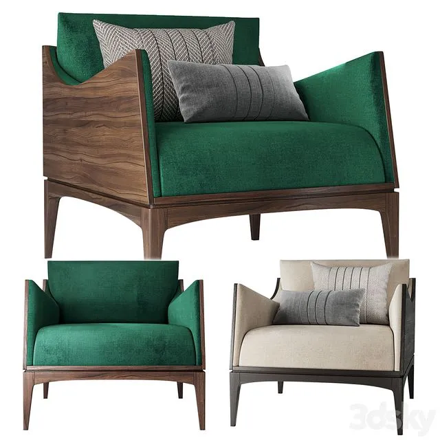 Armchair tynd unika 3D Model