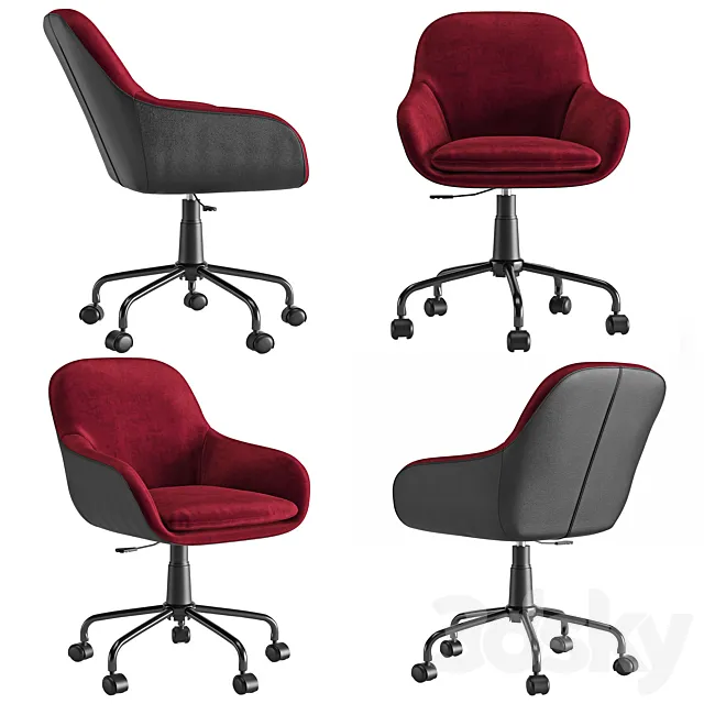 Armchair velvet 3D Model