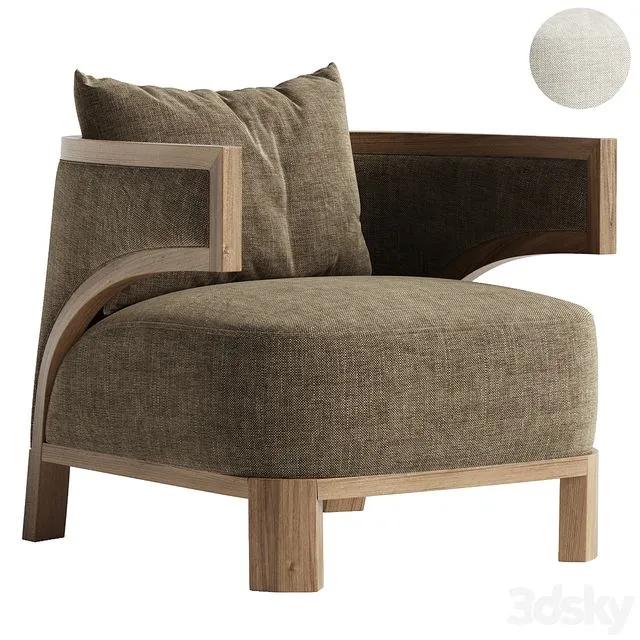 Armchair Villa 3D Model