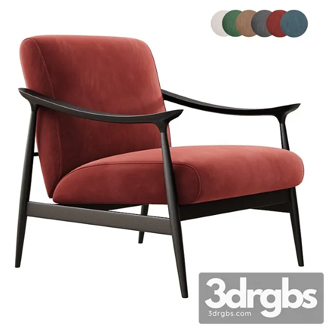 Armchair Vivi Fabriki Tosgonova 1 3D Model Free