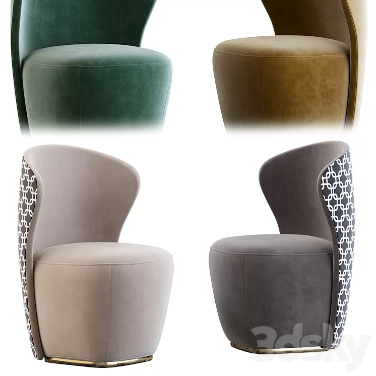 Armchair VORTEX - M Capital Collecti 3D Model