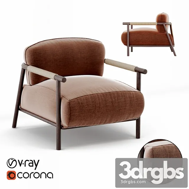 Armchair_3 3D Model Free