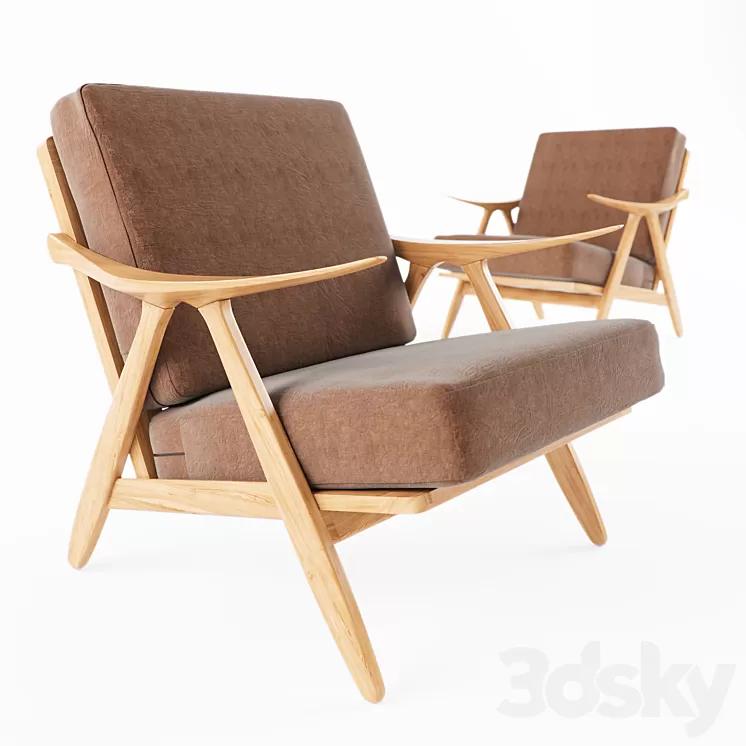 Armchair__Oliviano chair 3D Model