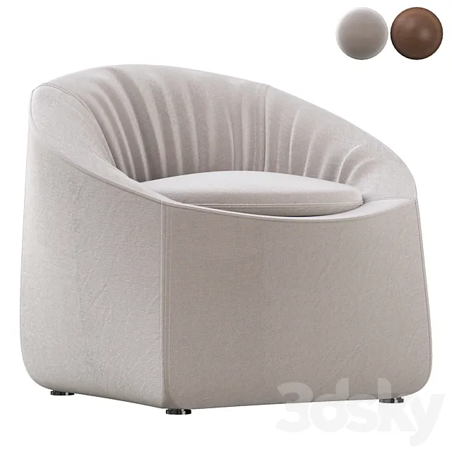 Armchair_Minotti_CAPRI 3DModel