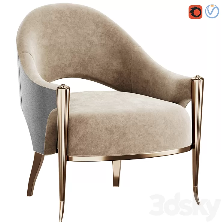 ARMCHAIR_PRETTY_LITTLE_THING 3D Model Free
