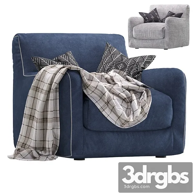 Armchairs bold by paola navone 3D Model Free