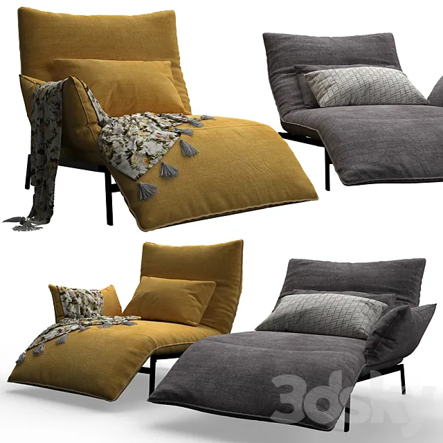 Armchairs BullFrog Oggi 3D Model