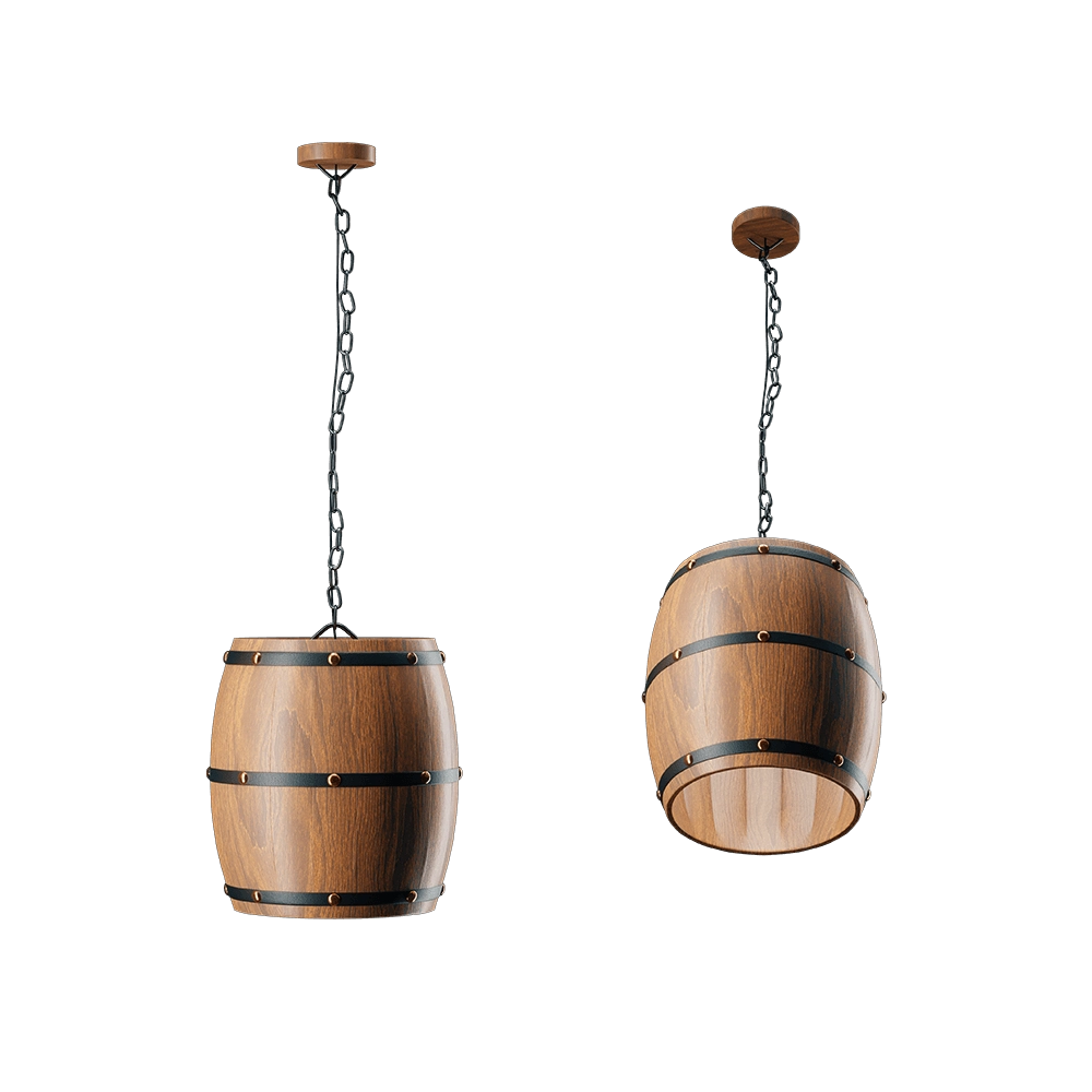 Armenian Keg - Ceiling lamp  small 3D Model