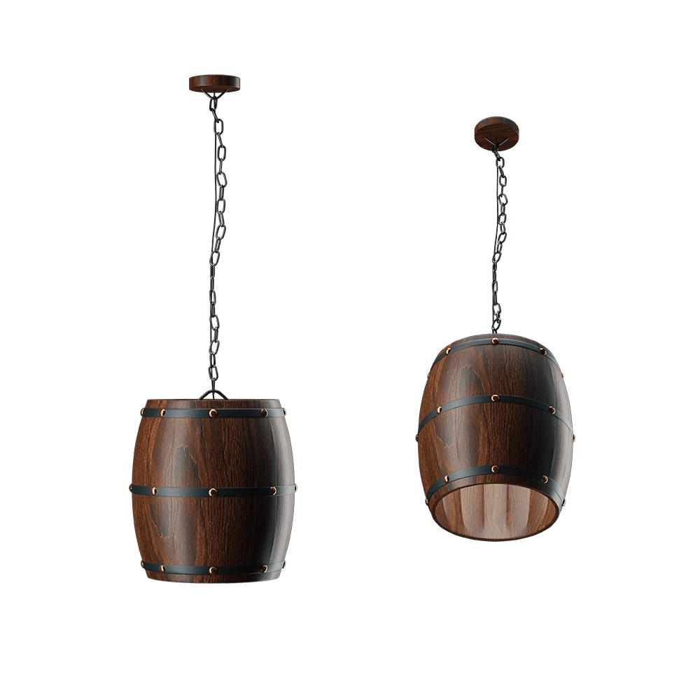 Armenian Keg - Ceiling lamp Takar big 3D Model