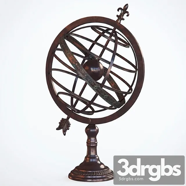 Armillary Sphere Sculpture By Darby Home Co 3D Model Free