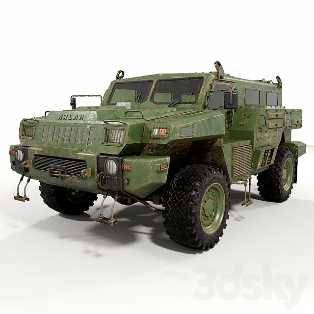 Armored car "Marauder" 3D Model