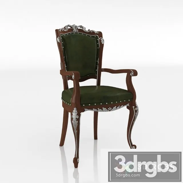 Armrest Modenese Gastone Chair 3D Model Free