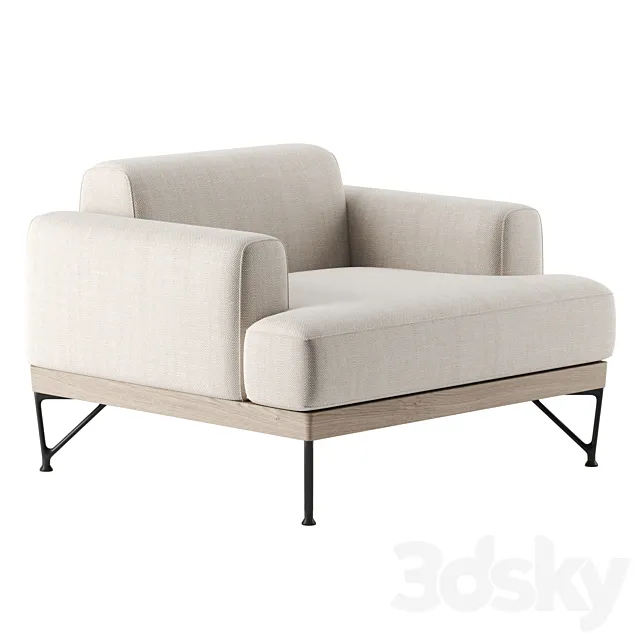 ARMSTRONG Armchair by De La Espada 3D Model