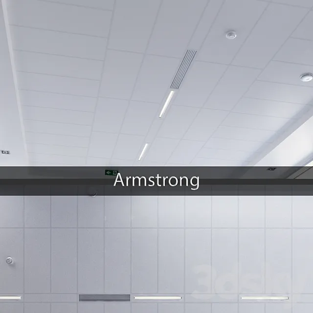 Armstrong ceiling system 3D Model