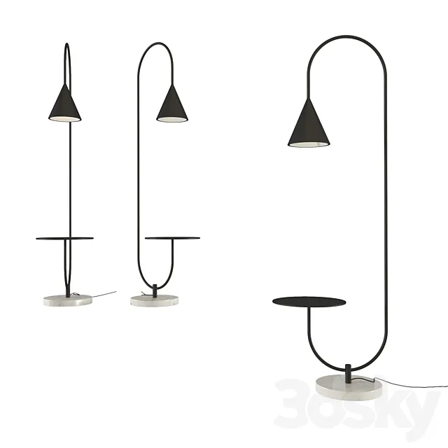 Arnold floor lamp 3DModel