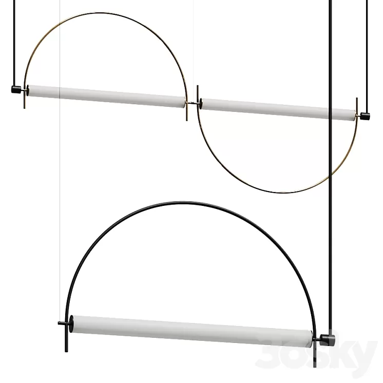 Aromas del Campo Arc Pendant Lamp 3D Model Free