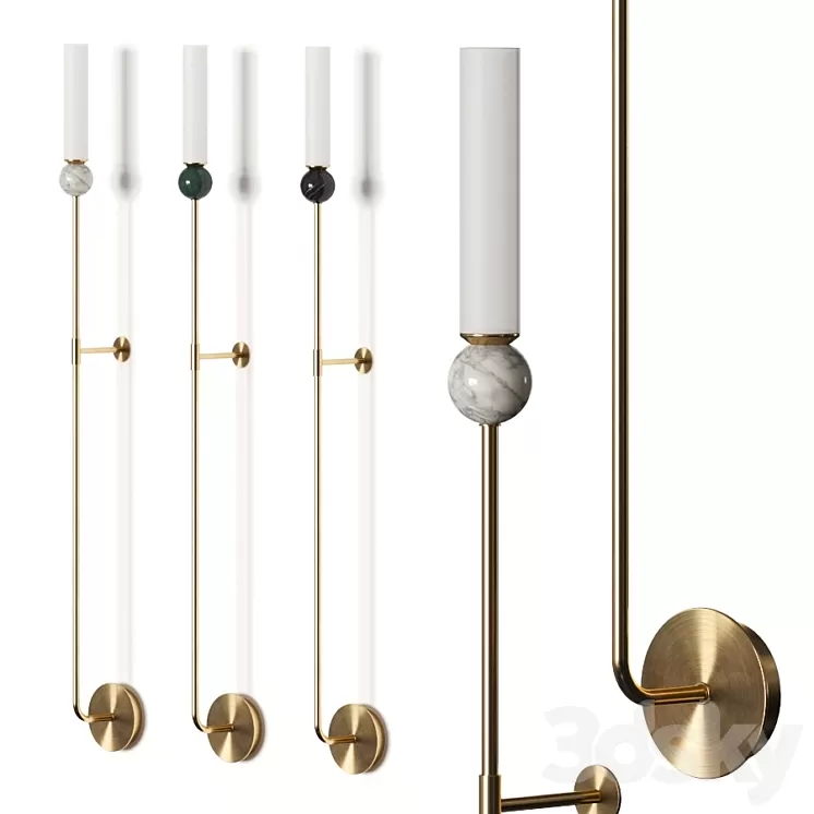 Aromas del Campo Delie L Wall Lamp 3D Model Free