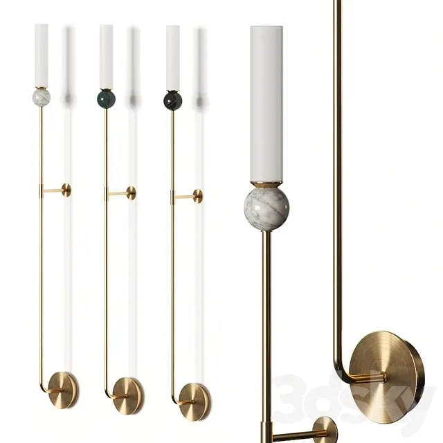 Aromas del Campo Delie L Wall Lamp 3DModel